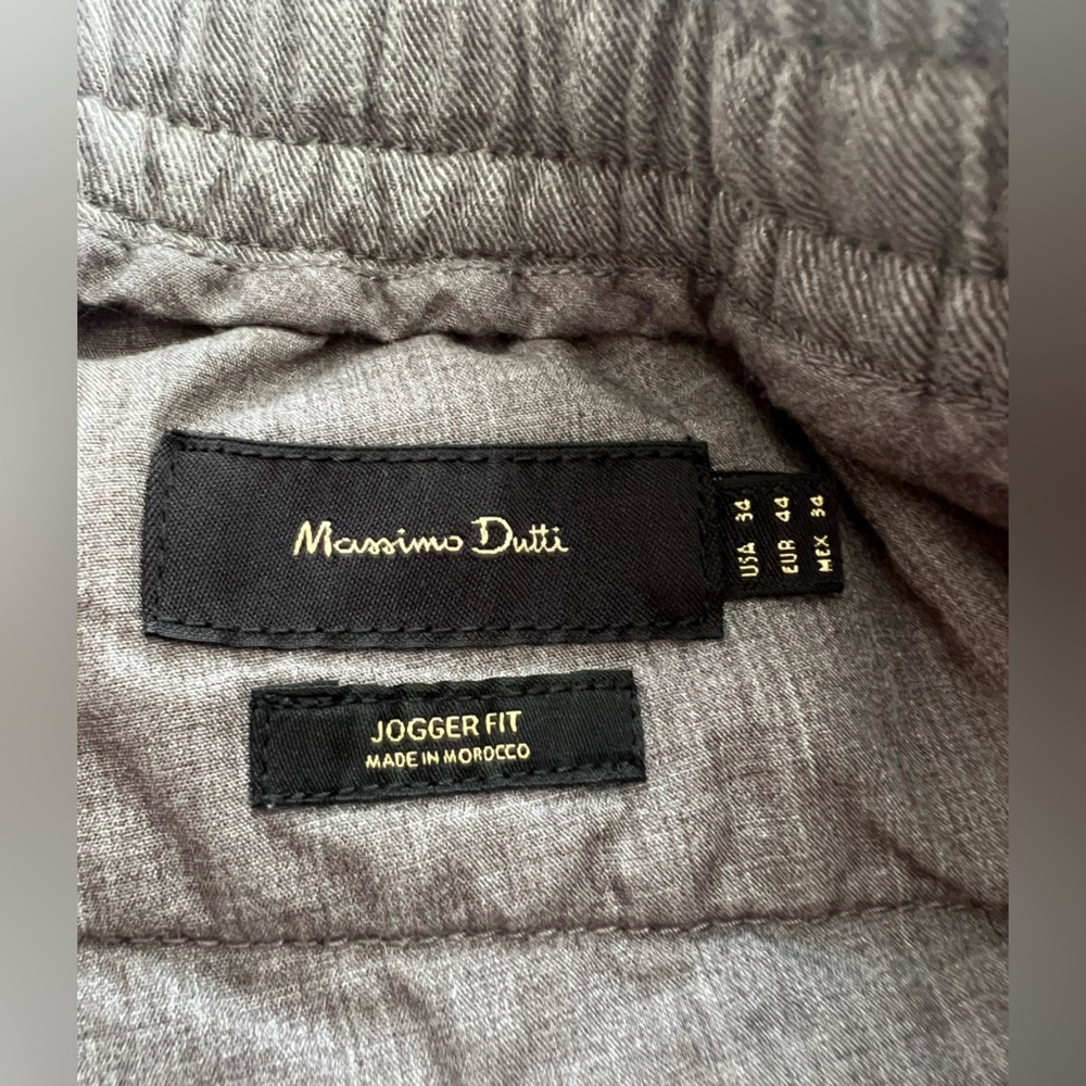 Massimo Dutti Jogger trousers with Elastic Cuffs - Picture 7 of 9